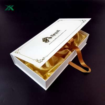 Custom Luxury Paper Gift Box Bird Nest Packaging Box with Satin